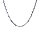 Round Box Chain 2.2mm In Sterling Silver