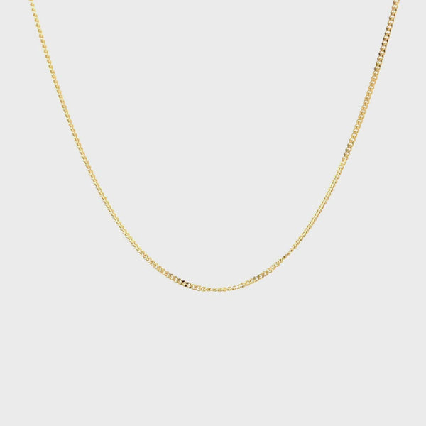 Signature Chain 2.0mm In 10k Yellow Gold