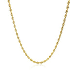 Rope Chain 2.5mm In 10k Yellow Gold