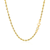 Rope Chain 2.5mm In 10k Yellow Gold