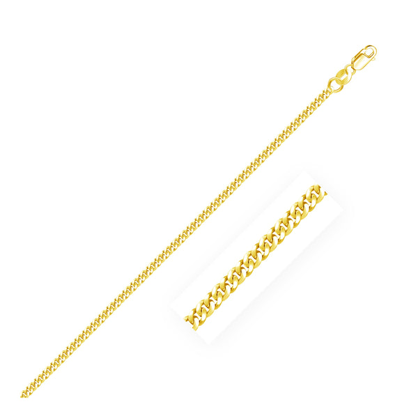 Signature Chain 2.0mm In 10k Yellow Gold