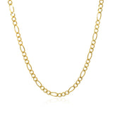 Figaro Chain 3.0mm In 10k Yellow Gold