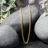 Round Box Chain 2.4mm In 14k Yellow Gold