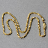 Round Box Chain 2.4mm In 14k Yellow Gold