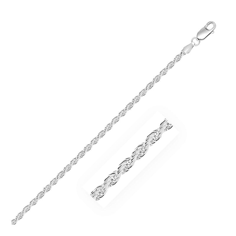 Rope Chain 2.9mm In Sterling Silver