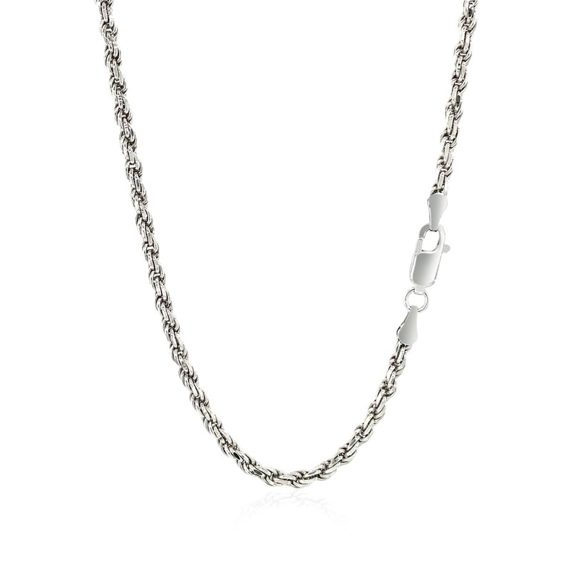 Rope Chain 2.9mm In Sterling Silver