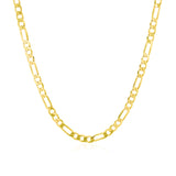 Figaro Chain 3.1mm In 14k Yellow Gold