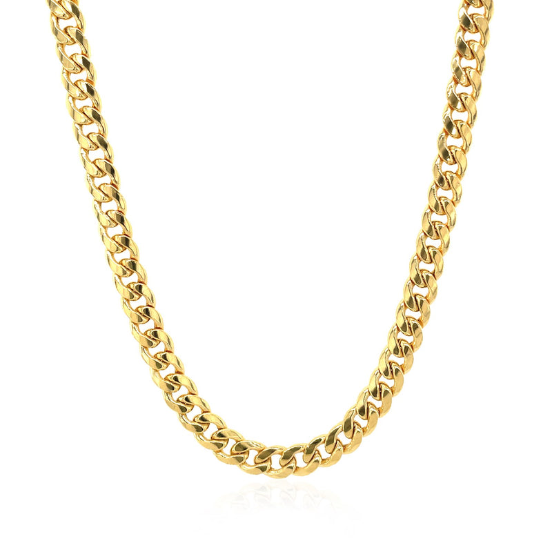 Miami Cuban Chain 4.5mm In 14k Yellow Gold