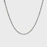 Rope Chain 2.9mm In Sterling Silver